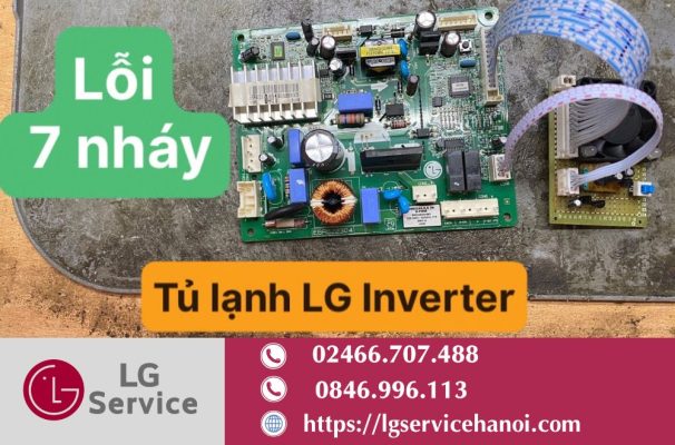 tu lanh LG inverter bao loi nhay den 7 lan 1