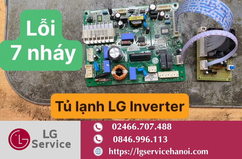 tu lanh LG inverter bao loi nhay den 7 lan 1