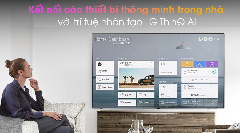 Smart Tivi LG NanoCell 8K 55 inch 55NANO95TNA cho cuộc sống tiện nghi