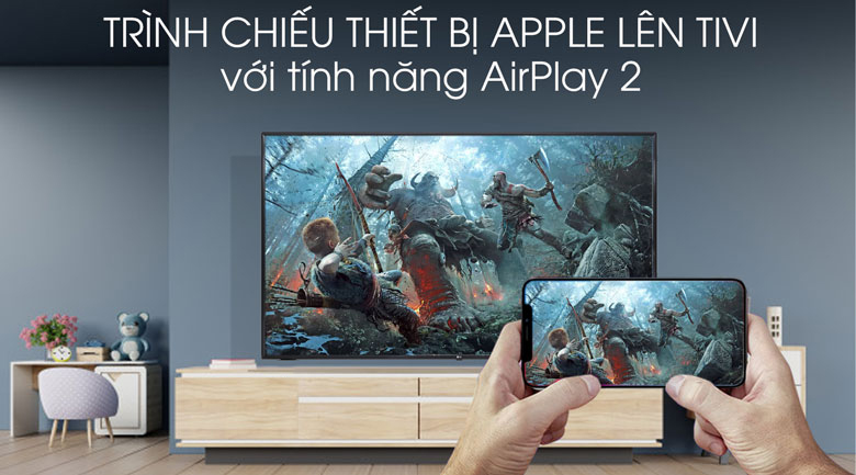 Chiếu màn hình điện thoại lên tivi - Smart Tivi LG NanoCell 8K 65 inch 65NANO95TPA