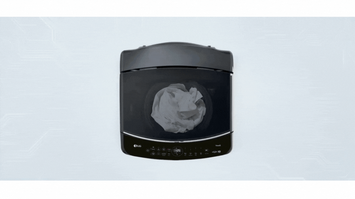 Máy giặt LG TV2519DV7B  Inverter 19kg - Chăm sóc quần áo tốt hơn 24%