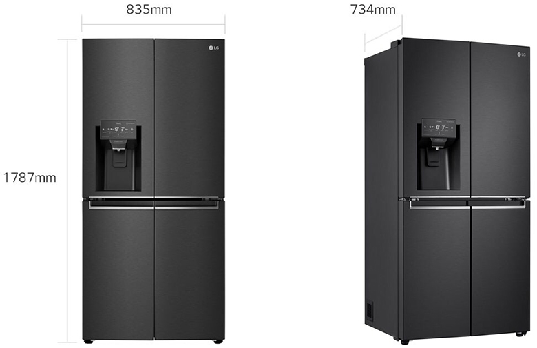 kích thước Tủ lạnh LG GR-D22MBI