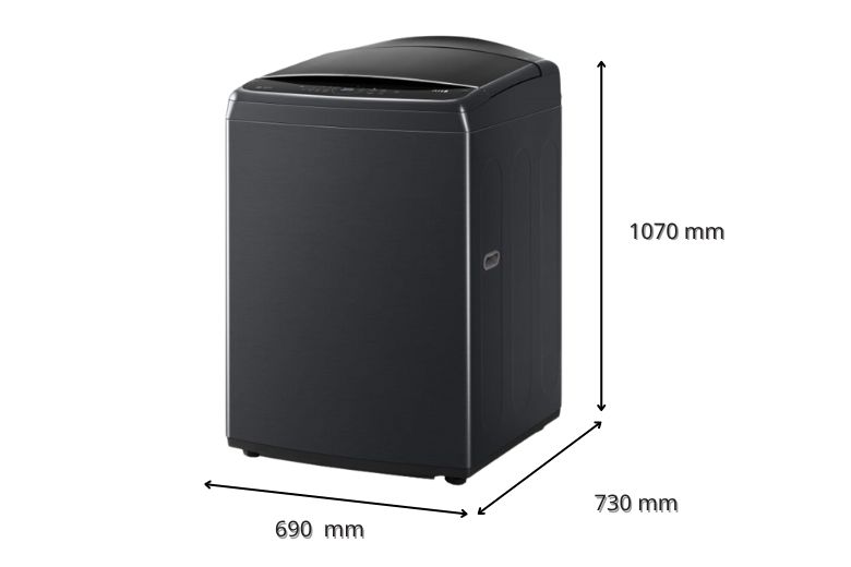 Máy giặt LG TV2725SV9J Inverter 25kg - Kích thước chi tiết