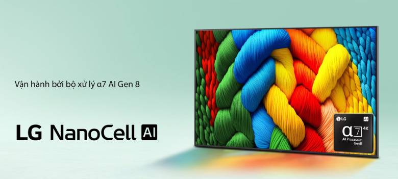 Smart Tivi NanoCell LG AI 4K 55 inch 55NANO80ASA