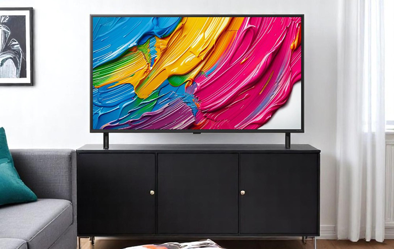 Thiết kế tinh tế - Smart Tivi QNED LG AI 4K 43 inch 43QNED80ASA