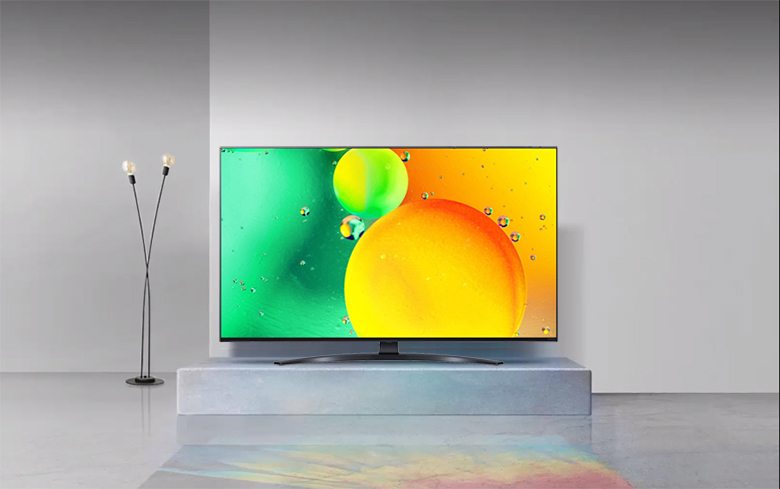 Smart Tivi NanoCell LG 4K 75 inch 75NANO76SQA: Thiết kế