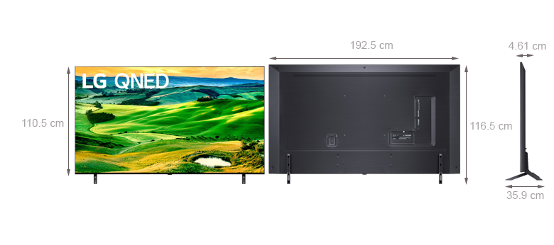Kích thước Smart Tivi QNED LG 4K 86 inch 86QNED80SQA