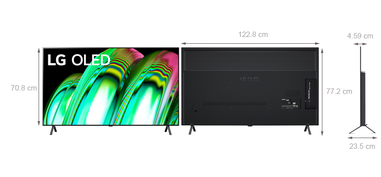 Kích thước tivi OLED LG OLED55A2PSA
