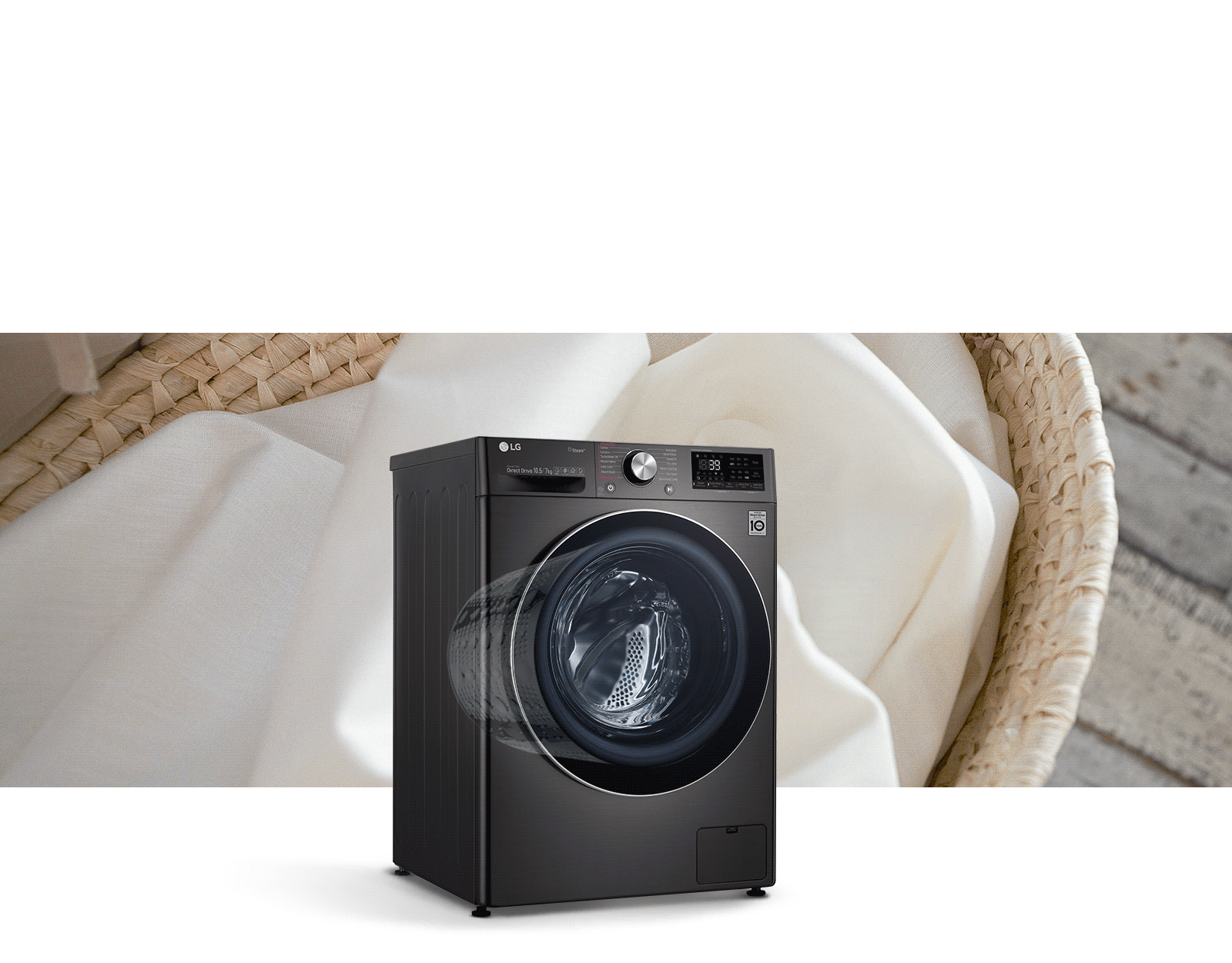 Máy giặt LG FV1409S4M Inverter 9kg - Kích thước lồng giặt lớn
