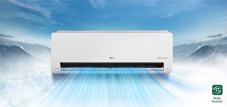 Tiết kiệm điện - Điều hòa LG V13WIN1 1 chiều 11000 BTU Inverter 