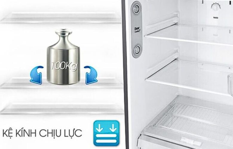 Khay kính cường lực -  Tủ lạnh LG Inverter 314 lít LTD31BLM
