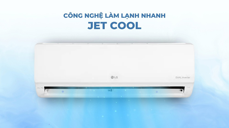 Điều hòa LG 1 chiều Inverter 24000 BTU IEC24M1 - Công nghệ Jet Cool làm lạnh nhanh chóng