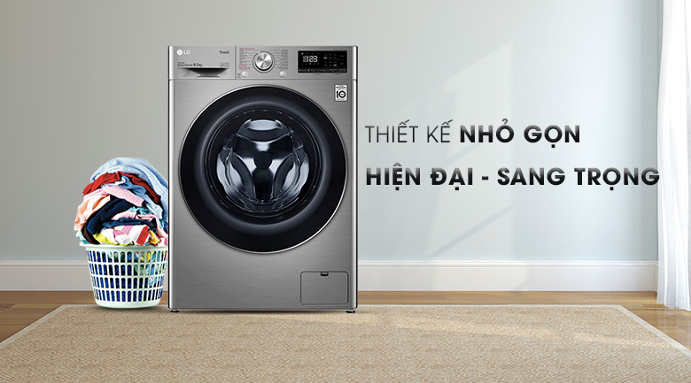 Thiết kế-Máy giặt LG Inverter 8.5 kg FV1408S4V lồng ngang