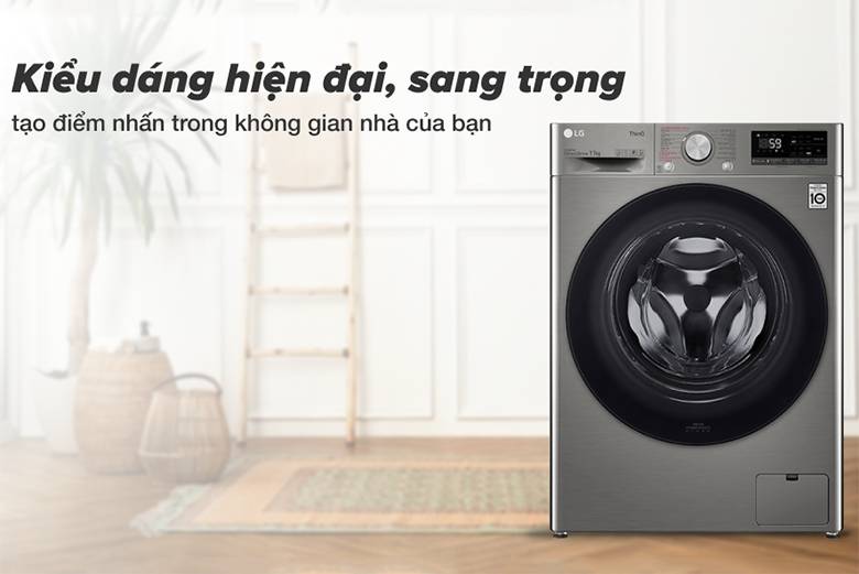 Thiết kế -Máy giặt LG Inverter 11 kg FV1411S4P lồng ngang