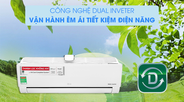 Công nghệ Inverter tiết kiệm điện - Điều hòa LG V10APFUV Inverter