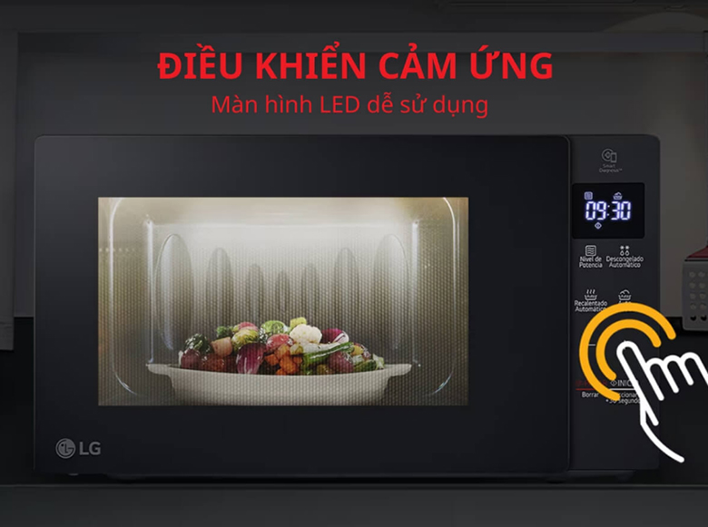 Lò vi sóng LG MS2032GAS - Trang bị bảng điều khiển cảm ứng hiện đại
