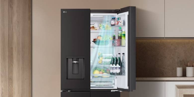 Tủ lạnh LG Inverter LFD61BLGA cửa tủ Door Cooling