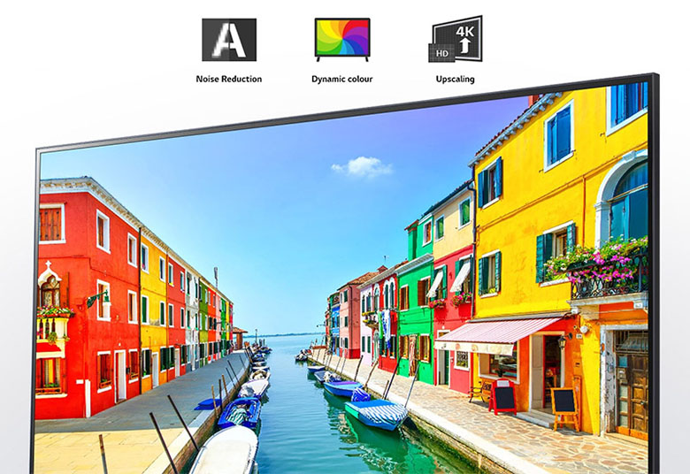Bộ xử lý lõi tứ 4K - Smart Tivi NanoCell LG 4K 43 inch 43NANO77TPA