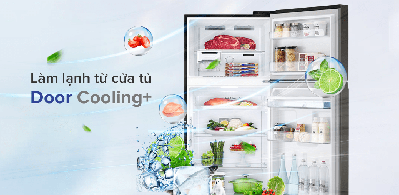 lg-gn-d332bl có công nghệ door cooling
