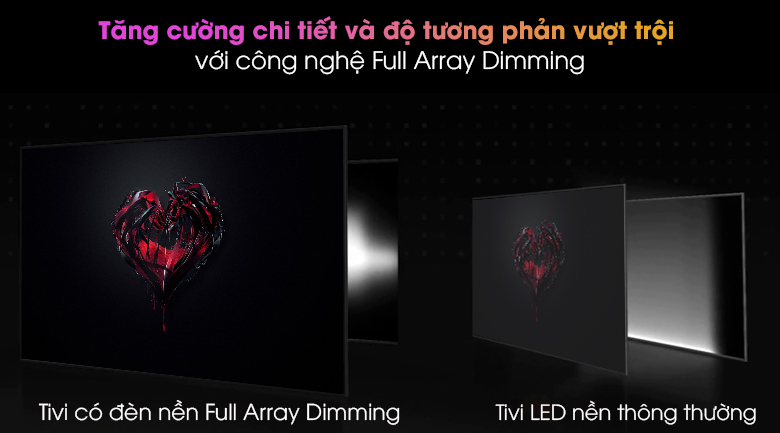 Smart Tivi NanoCell LG 8K 65 inch 65NANO95TNA đèn nền led Full array dimming tăng cường độ tương phản