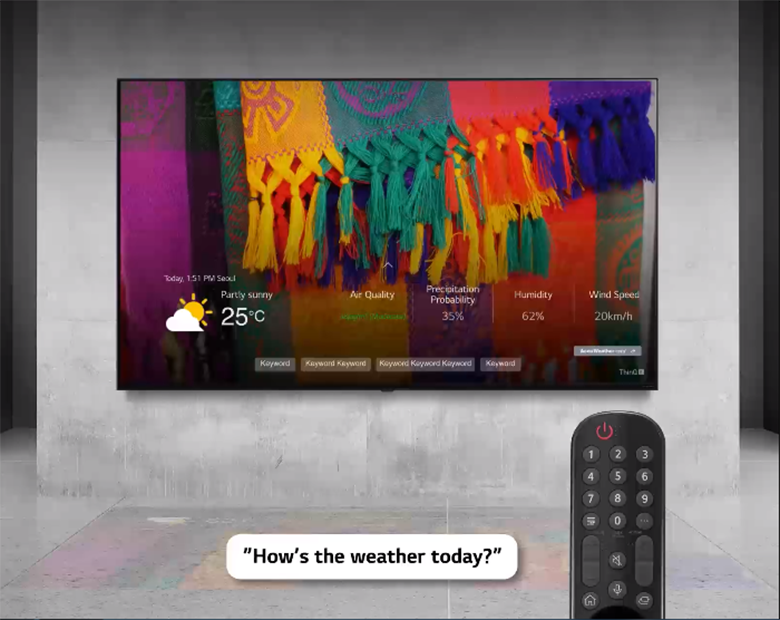 Smart Tivi NanoCell LG 4K 65 inch 65NANO76SQA điều khiển giọng nói