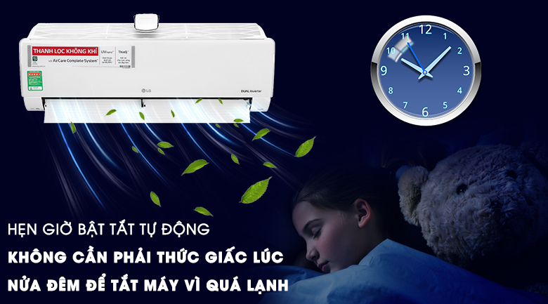 Chế độ ngủ đêm của điều hòa LG V13APFUV