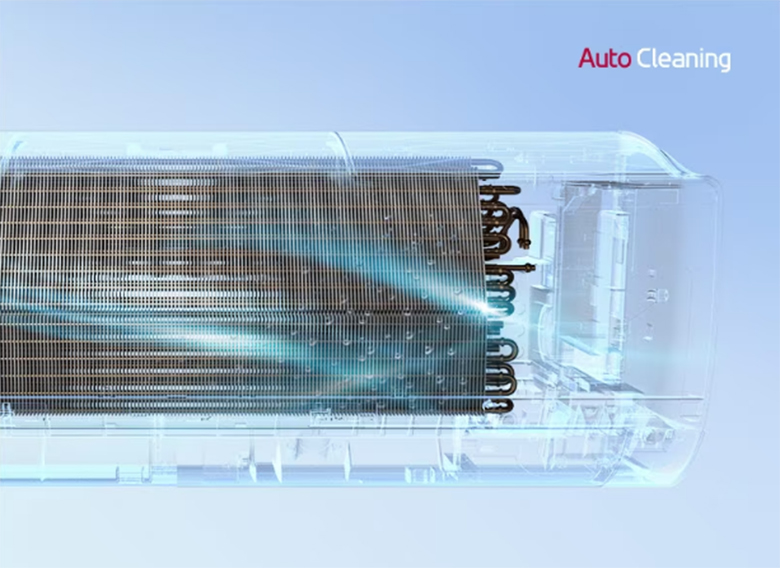 Tự động làm sạch - Điều hòa LG 1 chiều Inverter 11000 BTU V13WIN