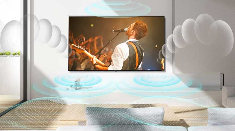 Smart 86UR8050PSB Tivi - Nghe âm thanh chất lượng cao với AI Sound Pro