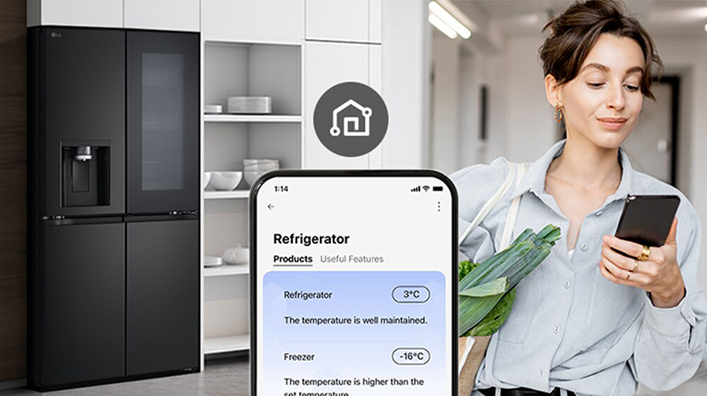 Tủ lạnh French door InstaView LG LFI50BLMAI ThinQ