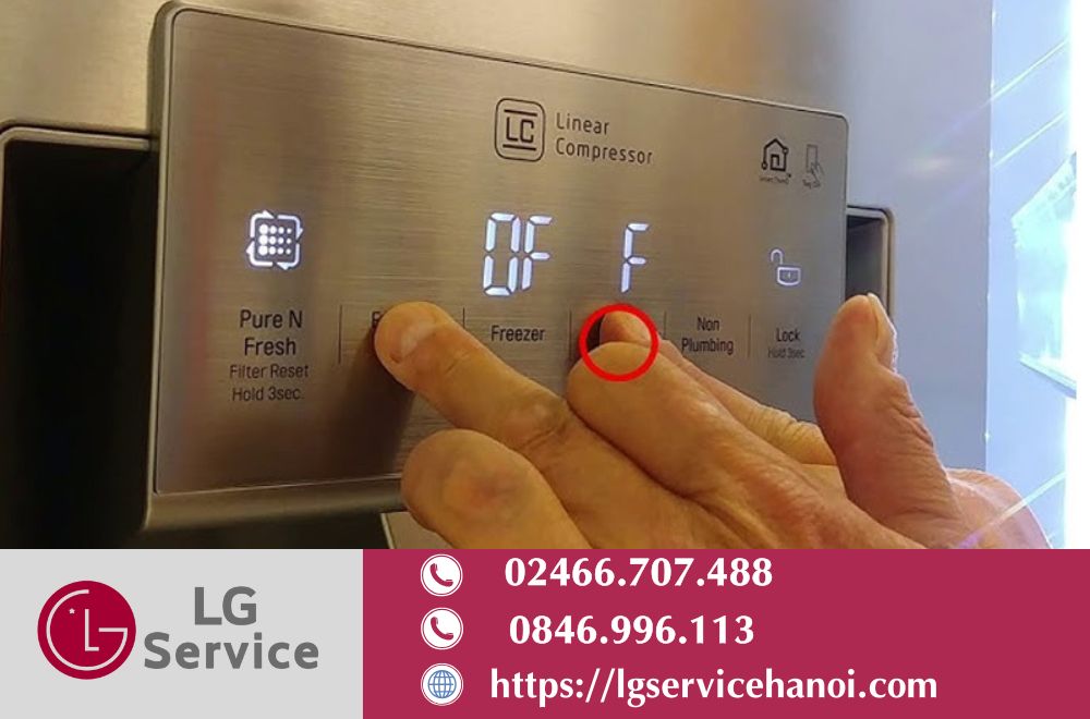 Bảng tổng hợp mã lỗi tủ lạnh LG