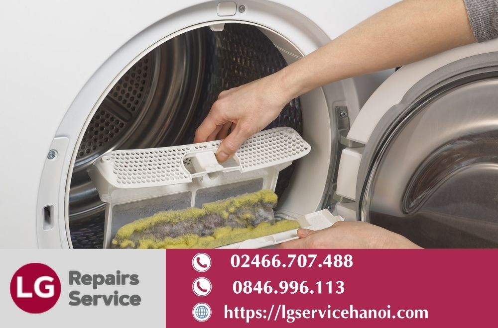 Một số nguyên nhân khiến máy sấy LG hư hỏng