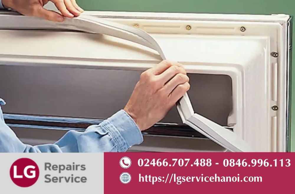 Thay gioăng tủ lạnh LG mới