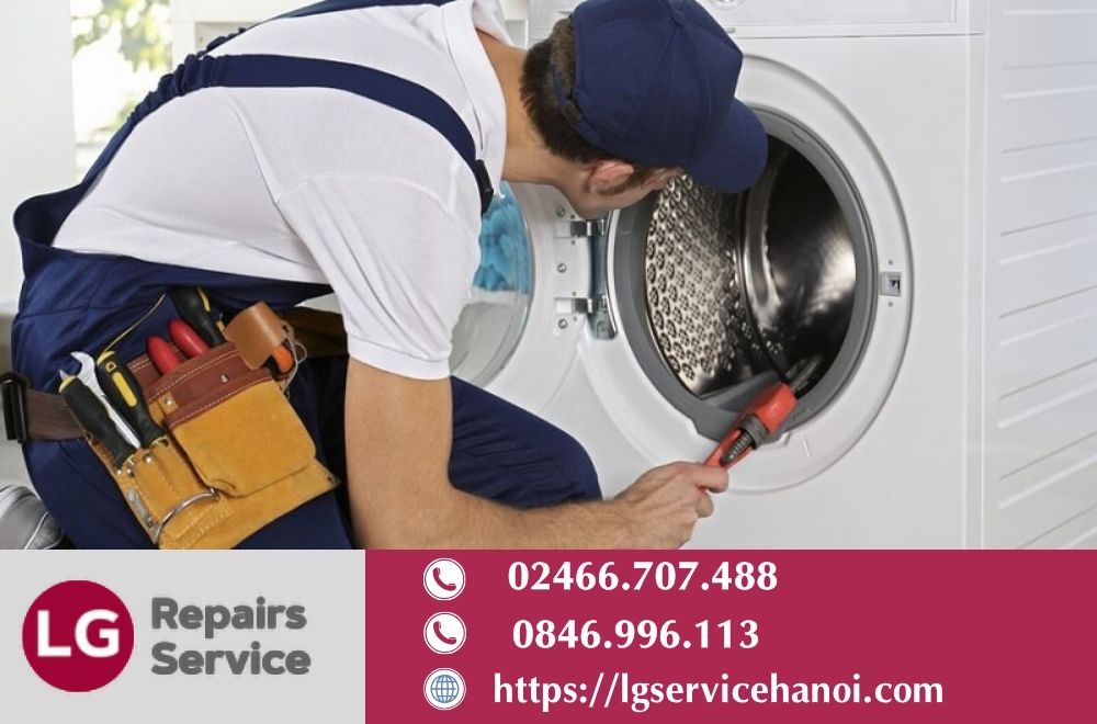 Quy trình làm việc tại trung tâm bảo hành máy giặt LG