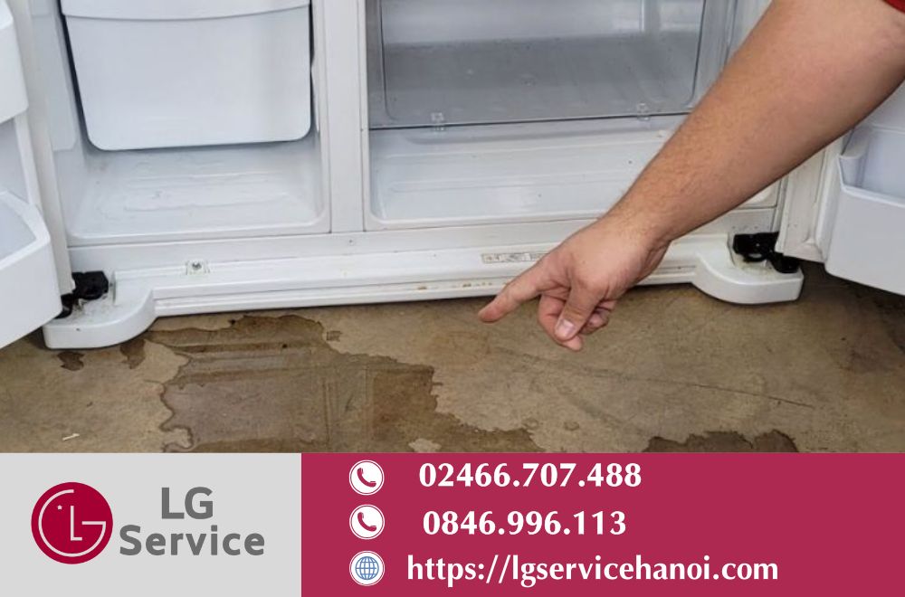 Nguyên nhân và cách sửa tủ lạnh LG rò rỉ nước