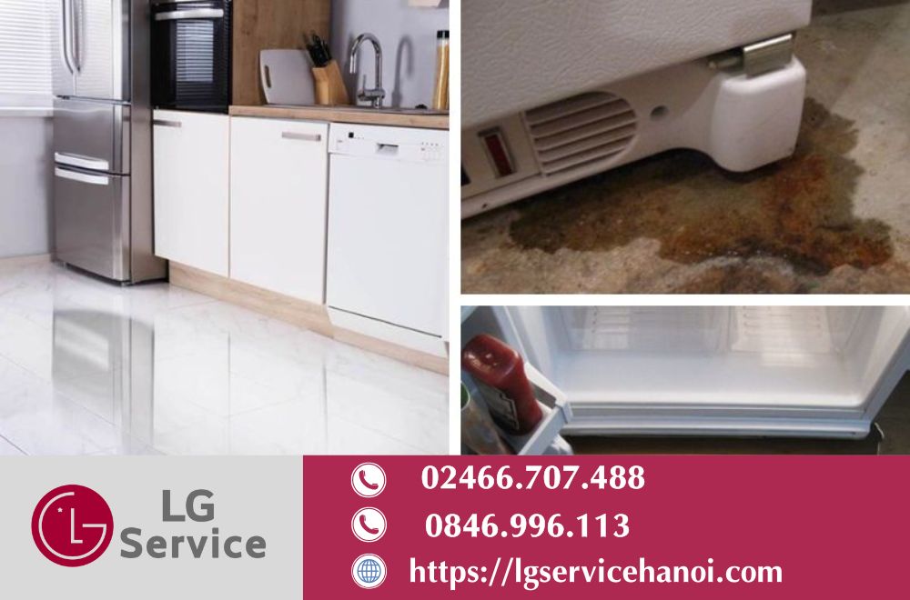 Khắc phục ngăn mát tủ lạnh LG rò rỉ nước