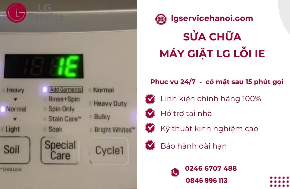 LG Service - Trung tâm sửa chữa máy giặt LG uy tín