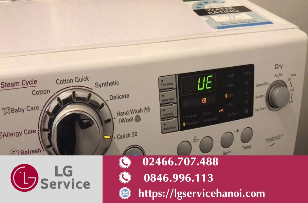 Lỗi UE trên máy giặt LG là gì?