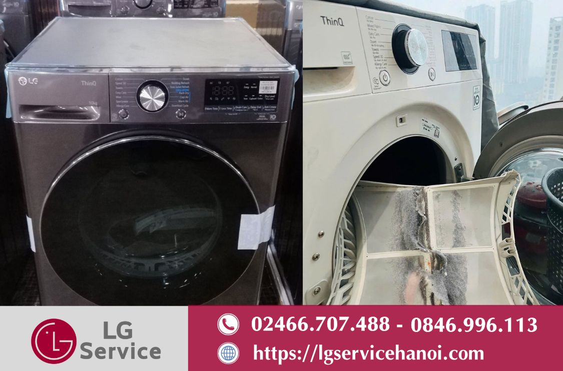 Cách xử lý khi máy sấy LG gặp sự cố