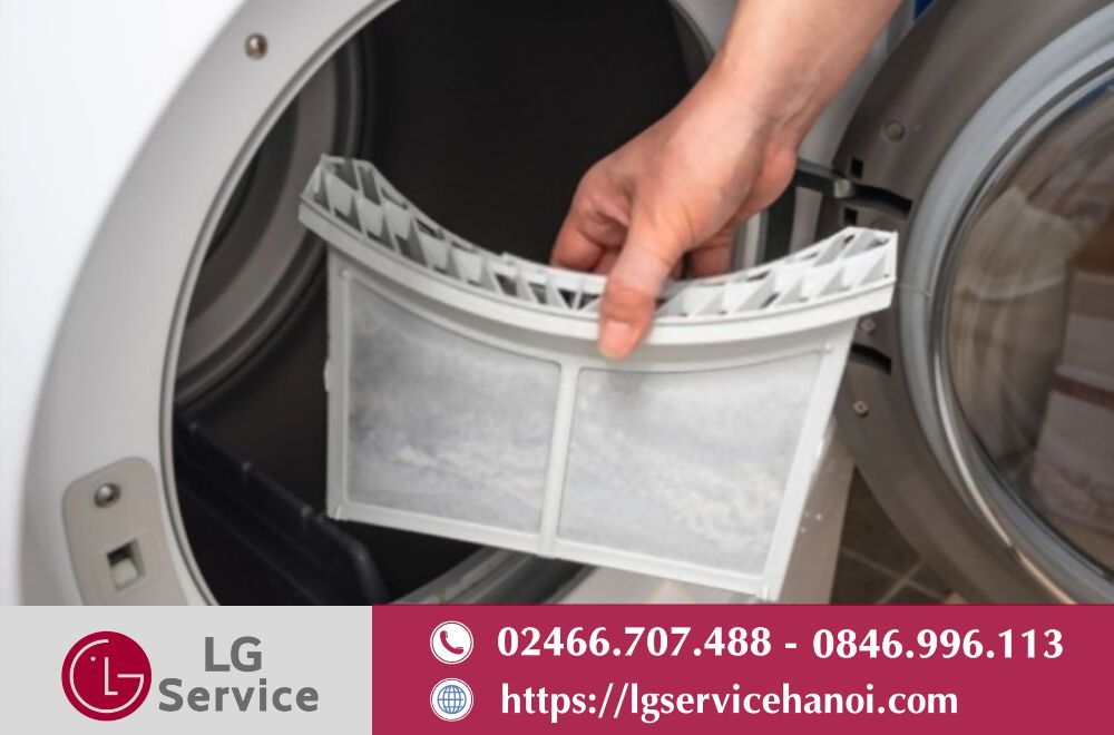 Ống thông hơi gặp vấn đề cũng là nguyên nhân khiến máy giặt LG báo lỗi D80