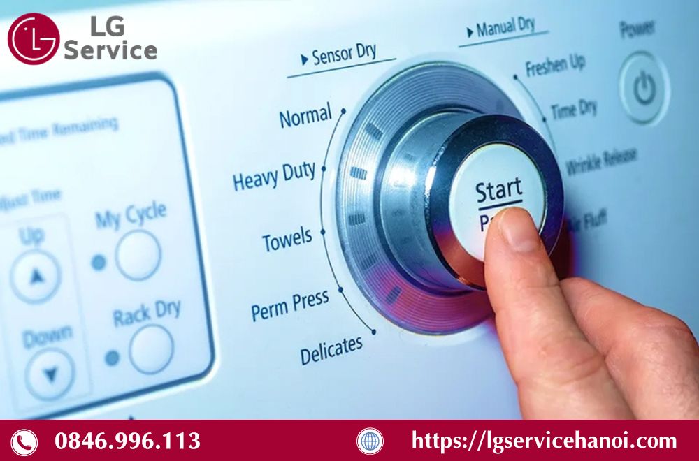 Máy sấy LG lỗi cảm biến