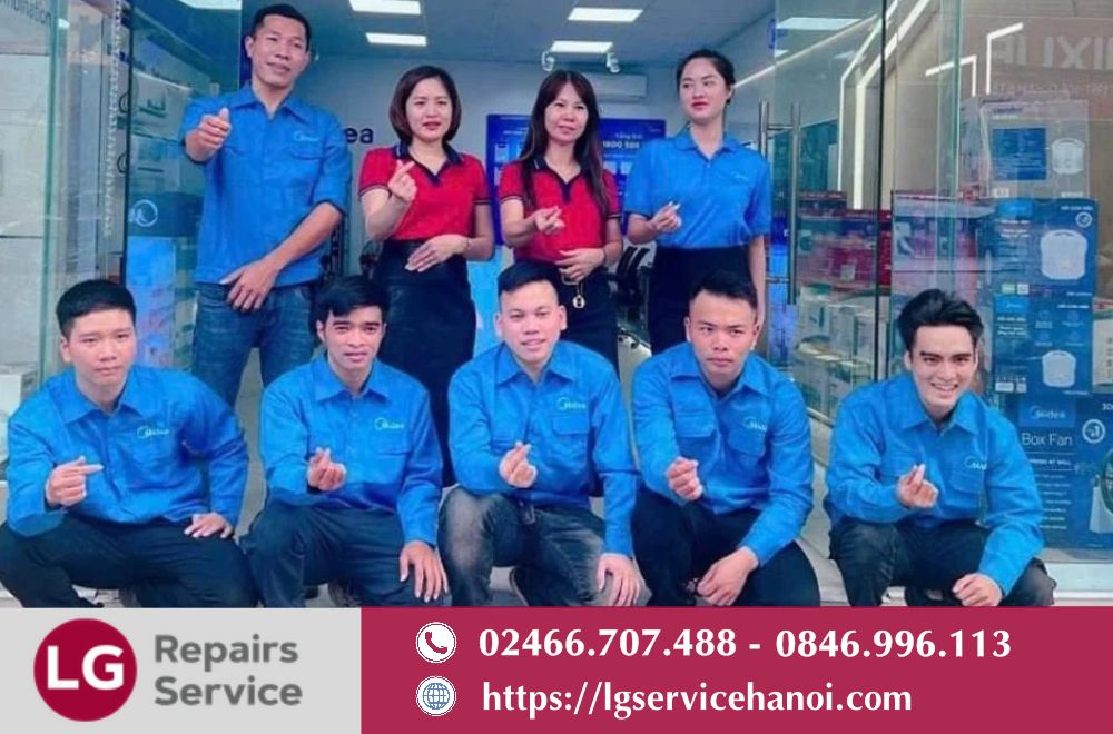 Đội ngũ sửa chữa tủ chăm sóc quần áo LG tại nhà uy tín