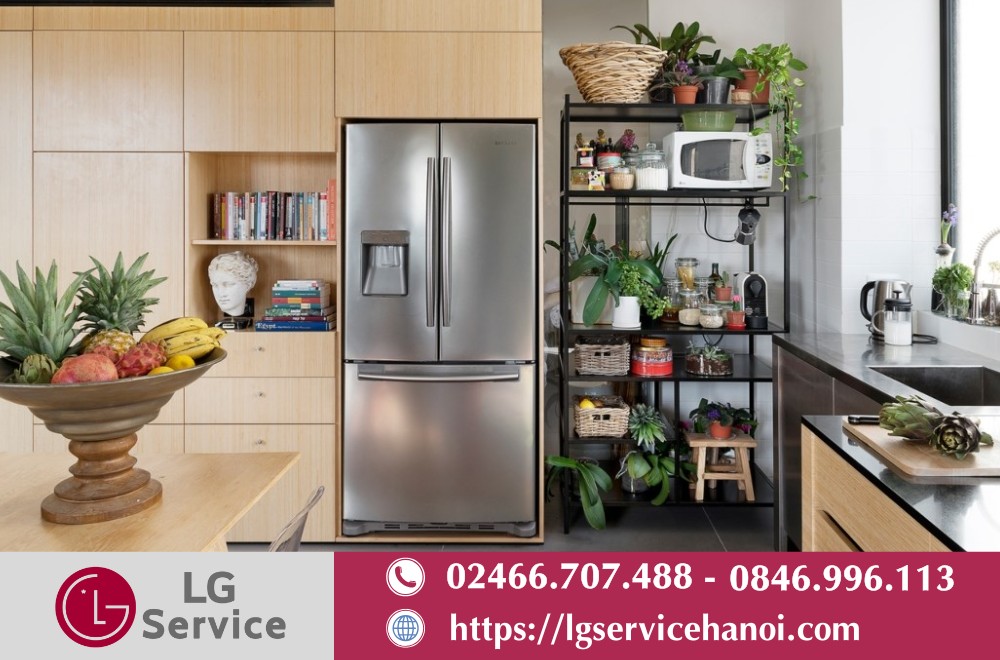 Đặt tủ ở vị trí thích hợp, khô ráo và thông thoáng để hạn chế tủ lạnh LG kêu tít tít