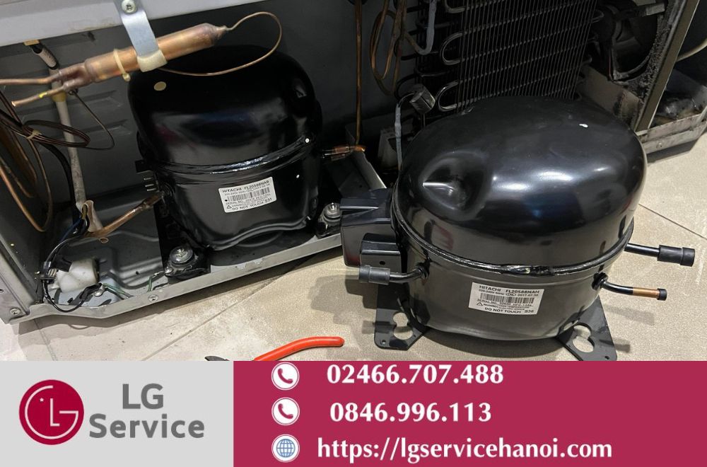 Block tủ lạnh LG bị lỗi