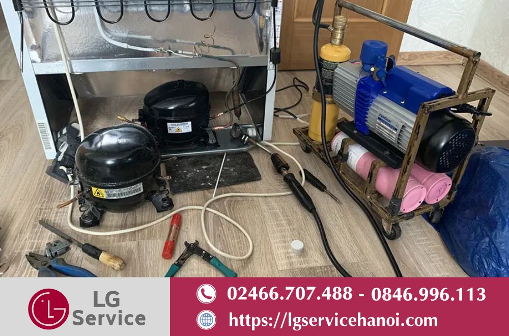 Máy nén tủ lạnh LG hoạt động bất thường