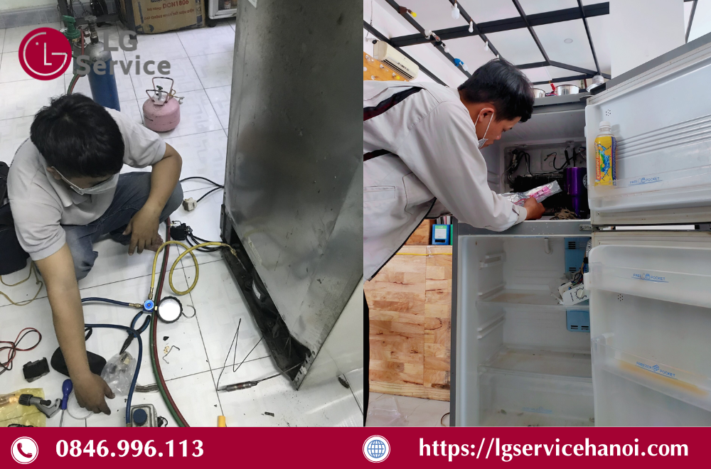 LG Service với đội ngũ kỹ thuật viên chuyên nghiệp là lựa chọn hàng đầu của khách hàng tại Nghệ An khi cần sửa chữa hoặc kiểm tra tủ lạnh LG