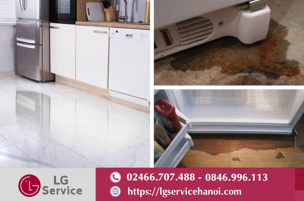 Tủ lạnh LG bị rò rỉ nước