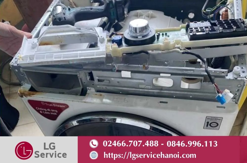 Một số lỗi thường gặp cần dịch vụ sửa máy giặt LG