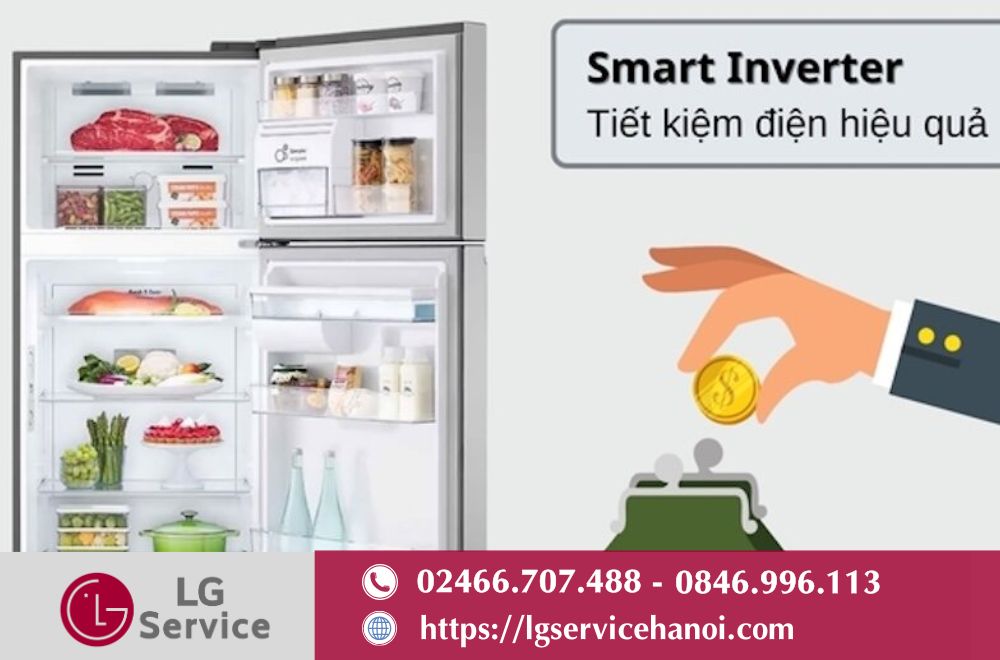 Khả năng tiết kiệm điện của tủ lạnh LG