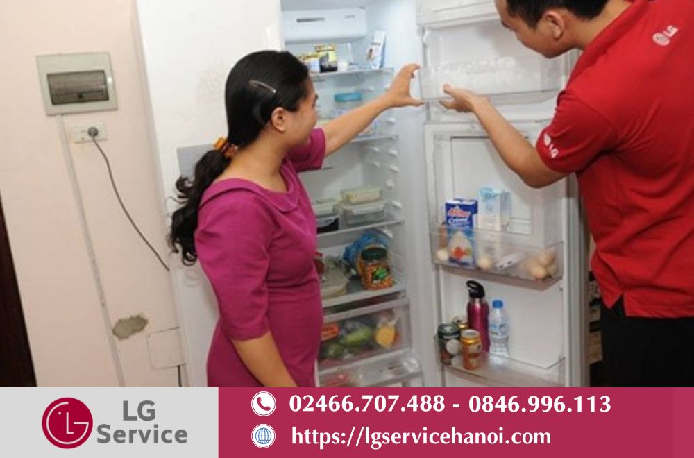 Liên hệ thợ sửa chữa kiểm tra tủ lạnh LG